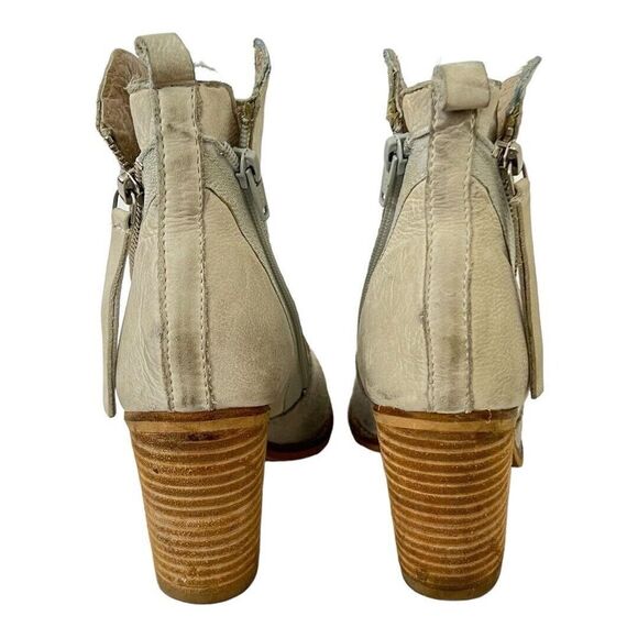 Diba True Womens Size 6.5 Shady Tree Heeled Suede Leather Zip Up Bootie - Picture 6 of 9